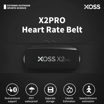 XOSS X2 Pro Нагрудный ремень Датчик сердечного ритма IPX7 Водонепроницаемый Монитор Bluetooth ANT Беспроводной Датчик здоровья и фитнеса Smart Bicycle