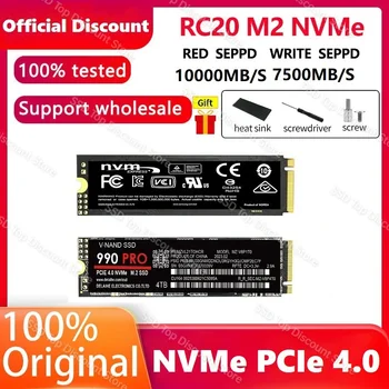 SSD NVME M2 Внутренний Жесткий Диск 4 тб 512 гб PCIe 4.0 x4 для Ноутбуков Планшетов ps5 2280 мм 2 тб 1 тб ssd nvme m2 внутренний ssd disco duro 0