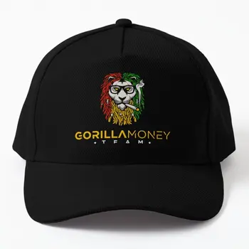 Бейсбольная кепка Gmt Lion Weed, мужская весенняя
 Однотонная Летняя шляпка Czapka Женская Повседневная Рыба Для мальчиков Спортивная Уличная Черная