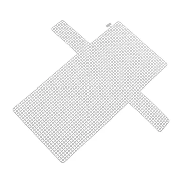 4 Шт Тканый кошелек Сумка с крючком Аксессуары для плетения сетки Материал для изготовления своими руками Комплектация сетчатой пластины Белый пластик 0