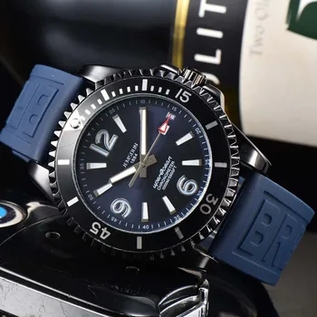 Новые оригинальные брендовые мужские многофункциональные спортивные часы высшего качества, деловые кварцевые часы с автоматической датой, светящиеся часы AAA