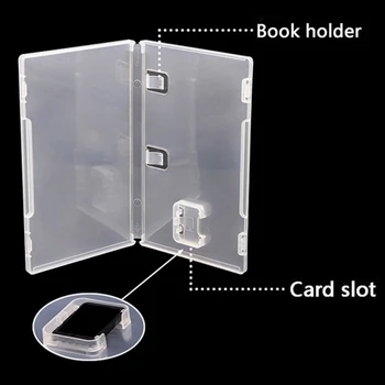 Коробка для хранения игровых карт и карт памяти Micro-SD для слота для картриджей NS Портативная Прозрачно-защитная