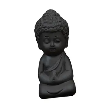 Будда Татхагата Маленький Чайный Питомец Коллекционные Поделки Статуя Будды Чайное Украшение для Домашнего Декора Столовой