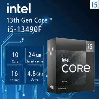 НОВЫЙ lntel Core i5-13490F i5 13490F BOX 2,5 ГГц 10-Ядерный 16-потоковый процессор L3 = 24 М 65 Вт LGA 1700 НОВЫЙ