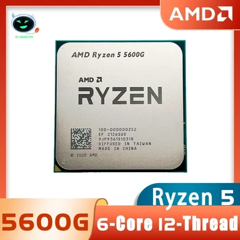 AMD New Ryzen 5 5600G R5 5600G 3,9 ГГц 6-ядерный 12-потоковый процессор с процессором 7 Нм L3 = 16 М Сокет AMD AM4 процессор Игровой процессор ryzen5
