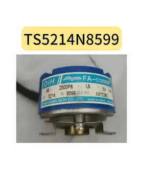 TS5214N8599 OIH48-2500P8-L6-5V подержанный серводвигатель-энкодер, в наличии, протестирован в порядке, функционирует нормально