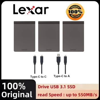 Lexar Портативный Внешний SSD SL200 512GB 1TB 2TB PSSD Внешний Жесткий Диск USB 3.1 SSD Твердотельный Жесткий Диск для Портативного Компьютера L