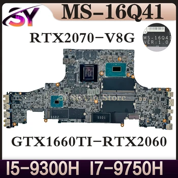 MS-16Q41 Материнская плата для MSI GS65 MS-16Q4 Материнская плата ноутбука I7-8750H I5-9300H I7-9750H I9-9880H 100% Рабочая