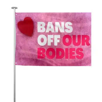 Феминистский Садовый флаг Ярких цветов, 90 * 150 см/ 3 * 5 футов, Открытый флаг С Одинарной печатью, из полиэстера С защитой от выцветания, Драпируемый Внешний Флаг Для