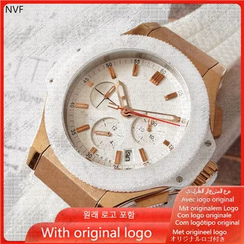 Мужские часы NVF 904l кварцевые часы из нержавеющей стали 42 мм-HB