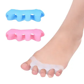 1 Пара Мягких силиконовых корректоров для большого пальца стопы, средство для ухода за кожей ног, выпрямитель для ног при вальгусной деформации