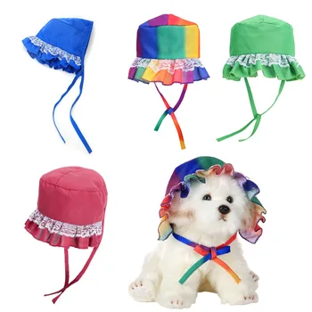 Шляпа Для Домашних Собак Солнцезащитная Шляпа Бейсболка Спортивная Шляпа На Открытом Воздухе С Отверстиями Для Ушей Регулируемая Шляпа Для Домашних Животных Для Маленьких И Средних Собак
