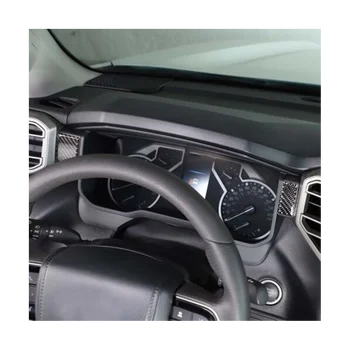 Накладка на внутреннюю панель приборной панели из углеродного волокна для Toyota Tundra 22-23 модификации Аксессуары 0