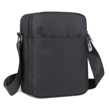 Однотонная сумка-мессенджер, повседневная легкая нейлоновая дорожная сумка через плечо, сумка через плечо для мужчин и женщин