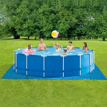 Коврик для бассейна квадратной формы, многоцелевая водонепроницаемая дождевальная ткань для бассейна для различных надувных бассейнов 1