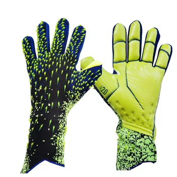 Футбольные вратарские перчатки Для профессиональных занятий спортом, тренировок для взрослых, мужские износостойкие латексные перчатки для футбольных вратарей 1