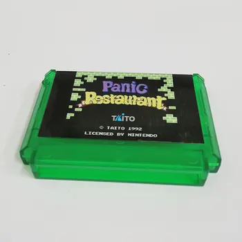 Panic Restaurant FC 8-Битный Игровой Картридж Для 60-Контактной Телевизионной Игровой Консоли 4