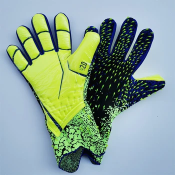 Футбольные вратарские перчатки Для профессиональных занятий спортом, тренировок для взрослых, мужские износостойкие латексные перчатки для футбольных вратарей 4