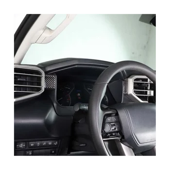 Накладка на внутреннюю панель приборной панели из углеродного волокна для Toyota Tundra 22-23 модификации Аксессуары 4