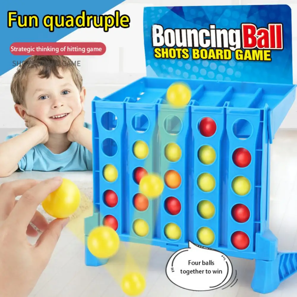 1 комплект прыгающей игры с мячом в четыре линии, настольная игра для вечеринки, детский пальчиковый баскетбол, развивающие игрушки 3