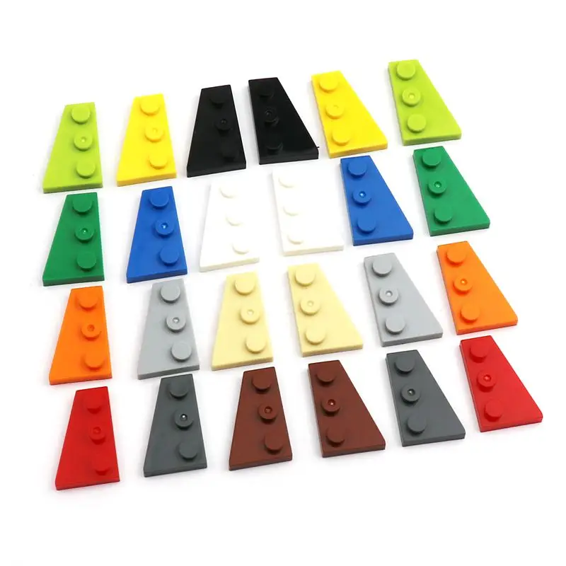10ШТ 43723 Клиновидная пластина 2x3 (слева) Совместима со сборными частицами для строительных блоков, деталей, развивающих подарочных игрушек 