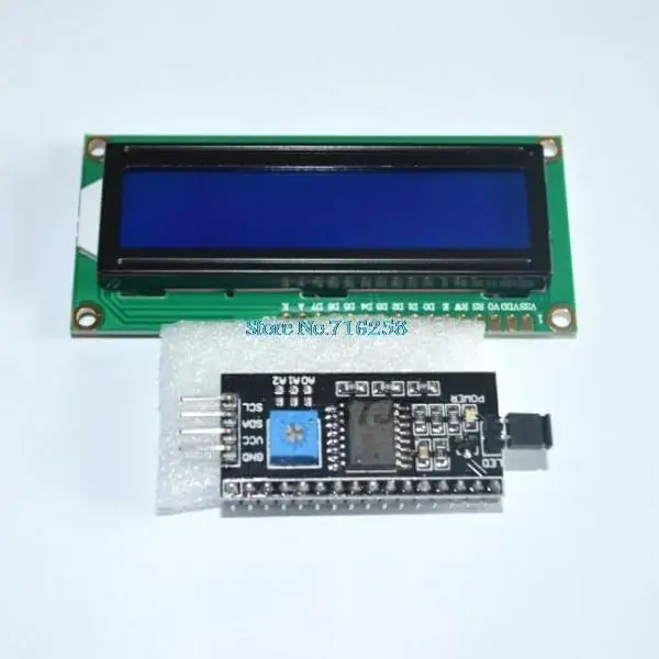 1602 16x2 HD44780 Символьный ЖК-дисплей / с модулем адаптера последовательного интерфейса IIC / I2C