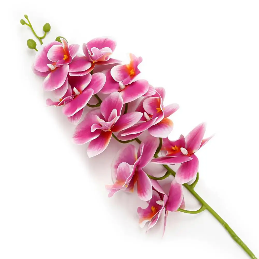 1шт 3D принт Искусственный цветок Бабочка Орхидея Сад DIY Вечеринка Свадебный декор