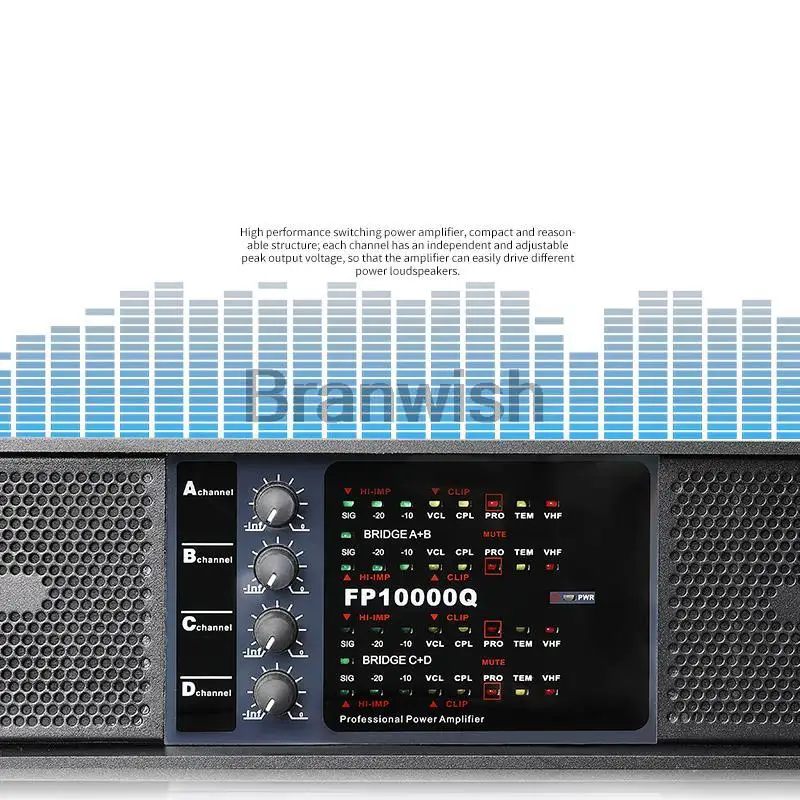 FP10000Q FP14000Q Усилитель мощности 4x1350 Вт 2x2350 Вт 4-Канальная Линейная Звуковая Система Audio Professional Disco Dj Усилитель Мощности