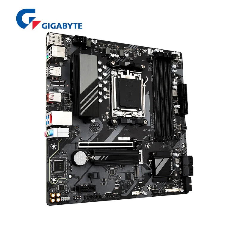 GIGABYTE B650M K с AMD Ryzen 5 7500F 마더보드 키트 Материнская плата AM5 / LGA 1718/ AMD / B650 / DDR5/ PCIe 4.0 M.2 и процессором R5 7500f 4