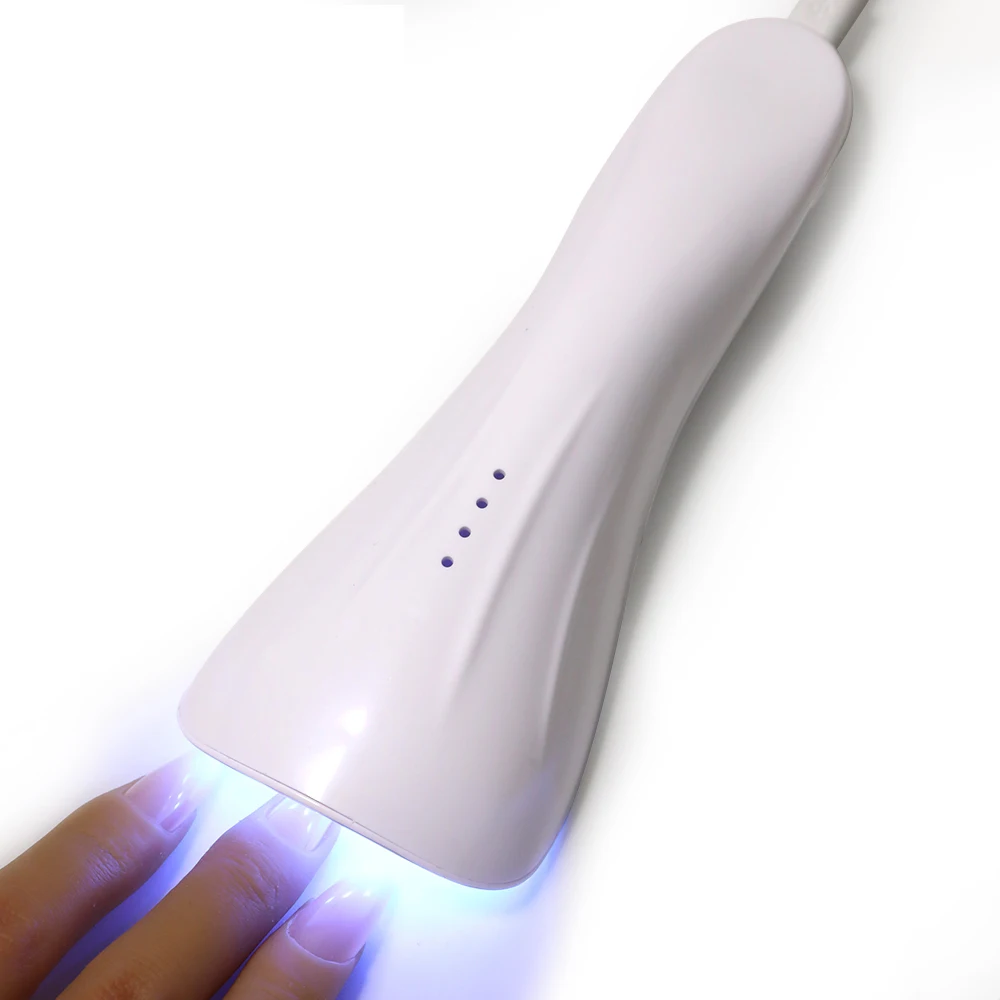 HALAIMAN Портативные светодиоды УФ-лампа для сушки гелевых ногтей Sunlight Светодиодная УФ-лампа для сушки ногтей Профессиональные материалы Инструменты для нейл-арта