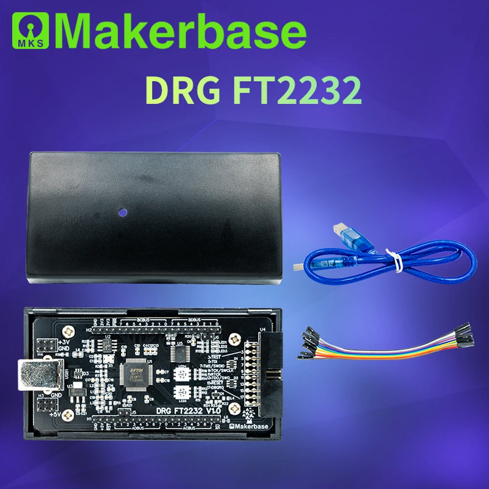 Makerbase DRG FT2232 FT2232HL Плата разработки FT2232H Поддержка USB-порта JTAG OpenOCD