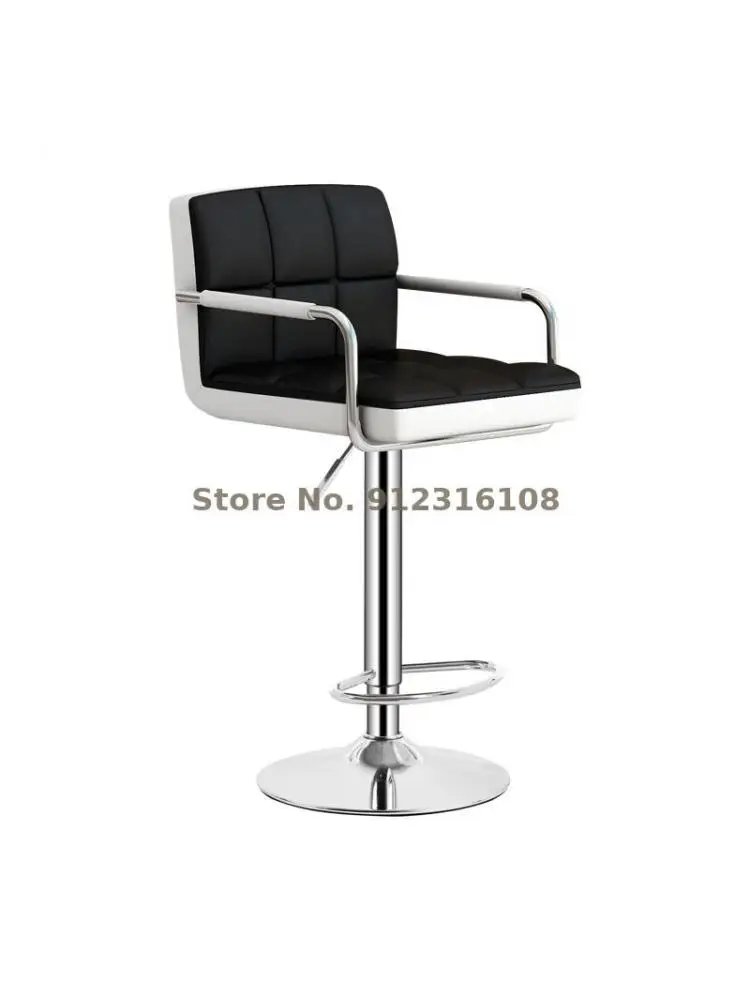 Барный стул бытовой подъемник барный стул современный простой барный стул стул со спинкой стул на стойке регистрации высокий барный стул высокая скамеечка для ног