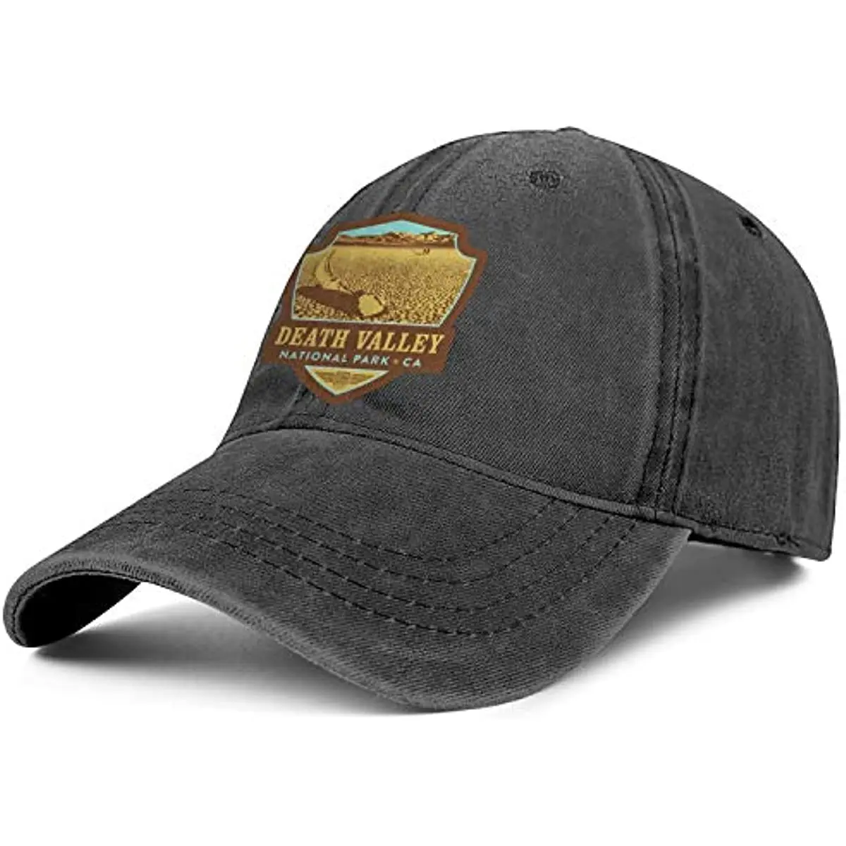 В национальном парке Долина смерти Джинсовая шляпа из выстиранной ткани для мужчин и женщин, шляпы дальнобойщиков, Регулируемые кепки, Ковбойская бейсболка, повседневная