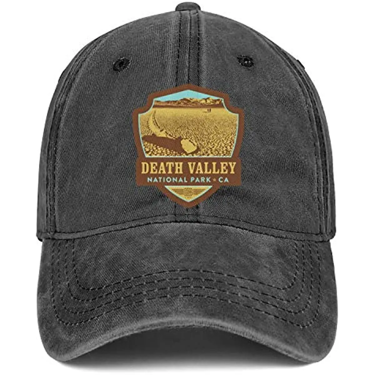 В национальном парке Долина смерти Джинсовая шляпа из выстиранной ткани для мужчин и женщин, шляпы дальнобойщиков, Регулируемые кепки, Ковбойская бейсболка, повседневная 1