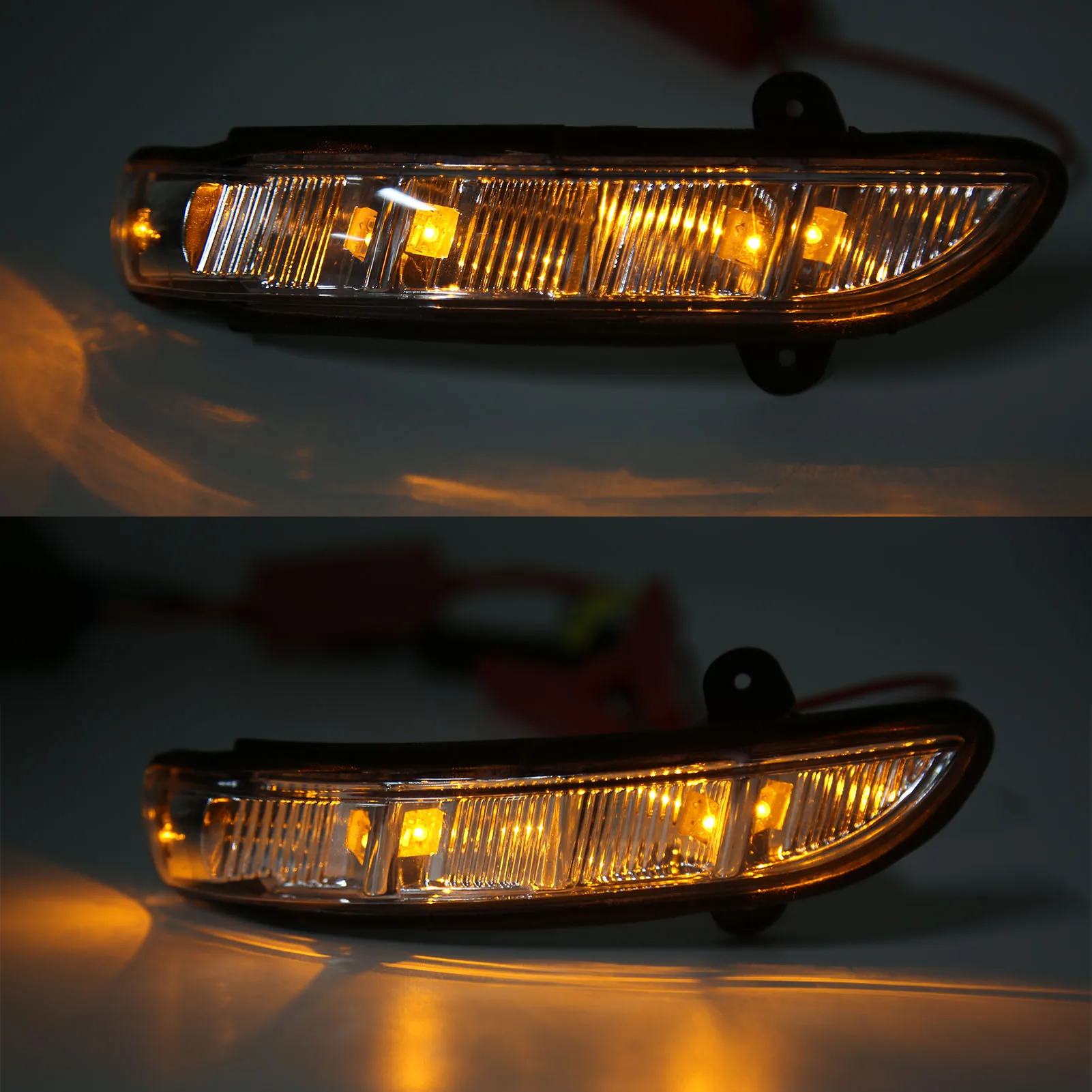 Габаритный фонарь 2198200521 Сигнальная лампа для зеркала заднего вида, Износостойкий A2198200621, левый и правый, прочный, простая установка для автомобиля 5