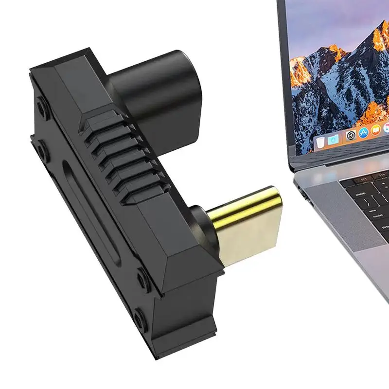 Для ASUSROG Ally Разъем адаптера USB C между мужчинами и женщинами 180-градусный адаптер-удлинитель Type-c, планшет, конвертер USB C U-образной формы