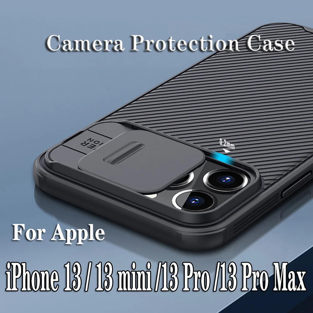 Для iPhone 13 Pro Max Чехол Для iPhone 13 Чехол NILLKIN CamShield Pro Slide Camera Задняя Защитная Крышка Для iPhone 13 mini Case