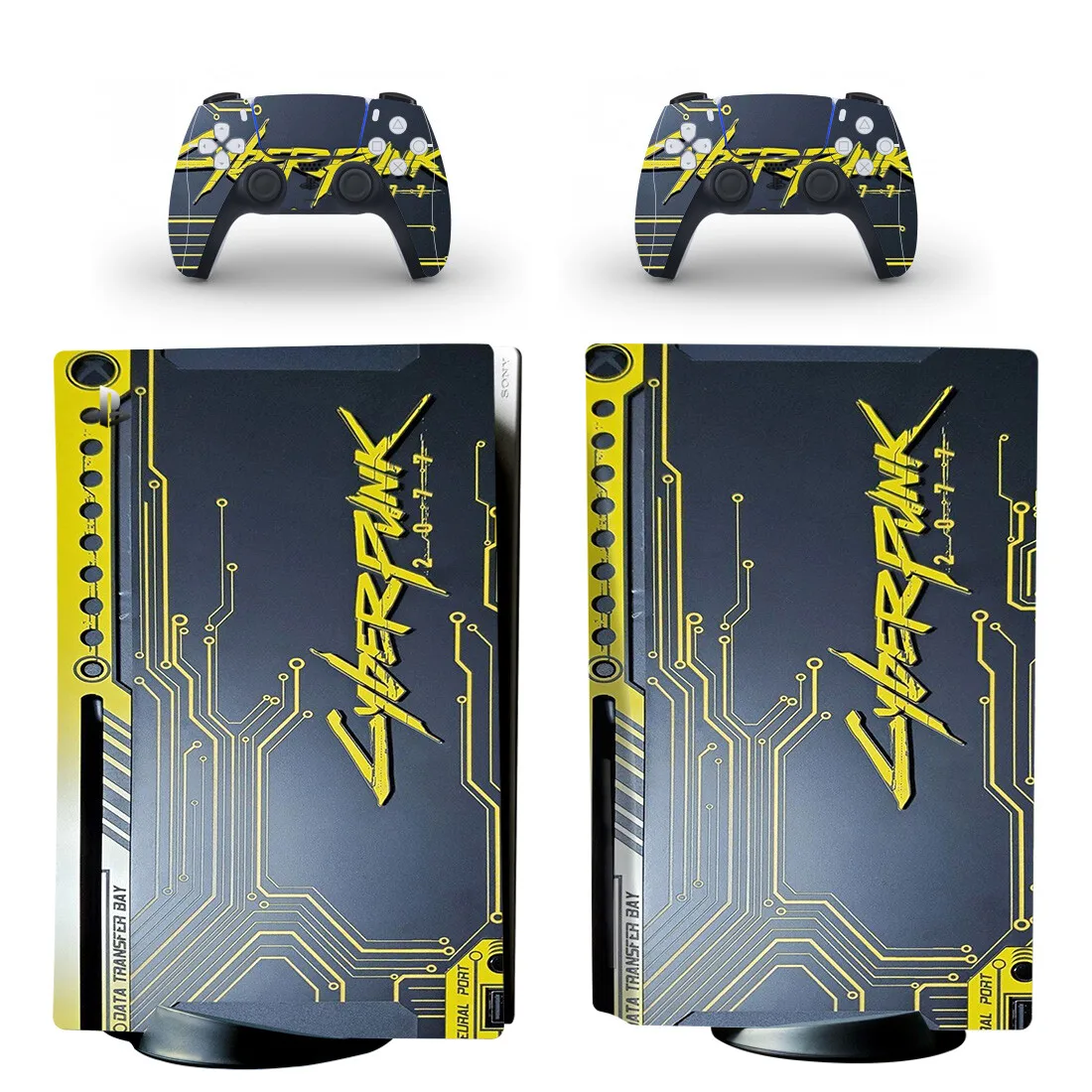 Защитная наклейка Cyberpunk для PS5-диска, наклейка-наклейка для консольного контроллера, виниловая наклейка для PS5-диска. 0