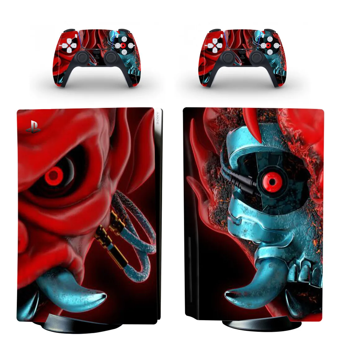 Защитная наклейка Cyberpunk для PS5-диска, наклейка-наклейка для консольного контроллера, виниловая наклейка для PS5-диска. 2