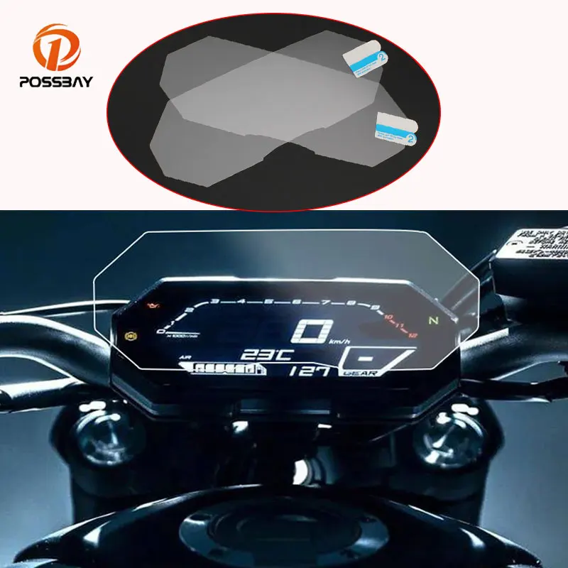 Защитная наклейка для экрана приборной панели из ТПУ для YAMAHA MT07 TRACER 7 GT FZ-07 2021-2022 Аксессуары для мотоциклов
