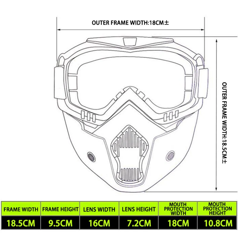 Защитные очки Full Face Hd, прозрачные, противотуманные, пескостойкие, Защитные очки для электросварки, универсальная дышащая ветрозащитная маска 1