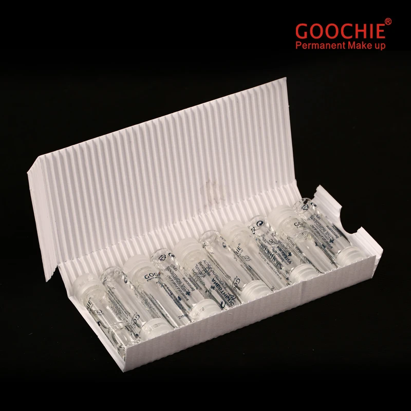 Микропигментация Goochie, средство для перманентного макияжа, средство для смягчения кожи, средство для фиксации татуажа бровей и губной помады