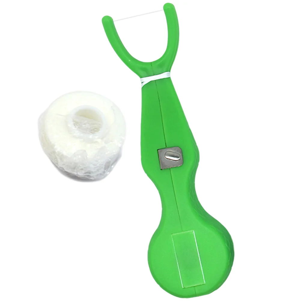 Многоразовый держатель для зубной нити, зубная нить для чистки зубов, сменные зубные нити, палочки, расходные материалы