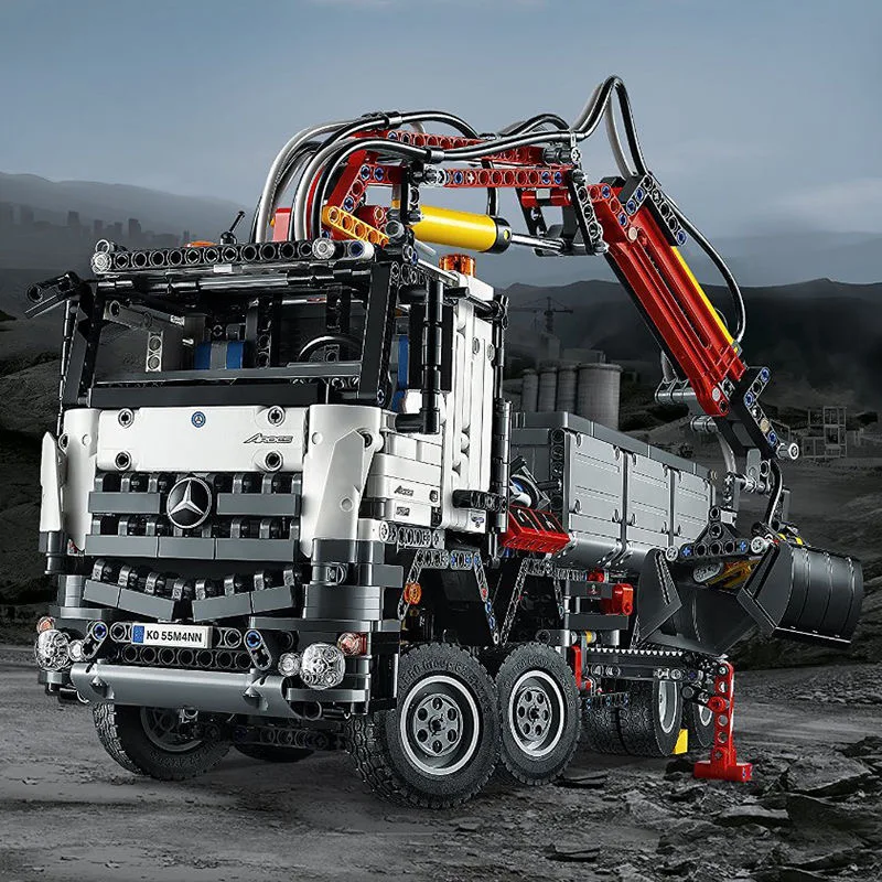 Модель грузовика Arocses 3245, строительный блок, совместимые кирпичи, техническая серия 42043, игрушки своими руками для детей, Рождественский подарок