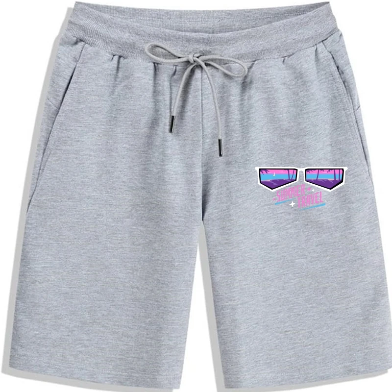 Мужские шорты Summer Travel розового неонового цвета -Фото от Retro Pure cotton Shorts