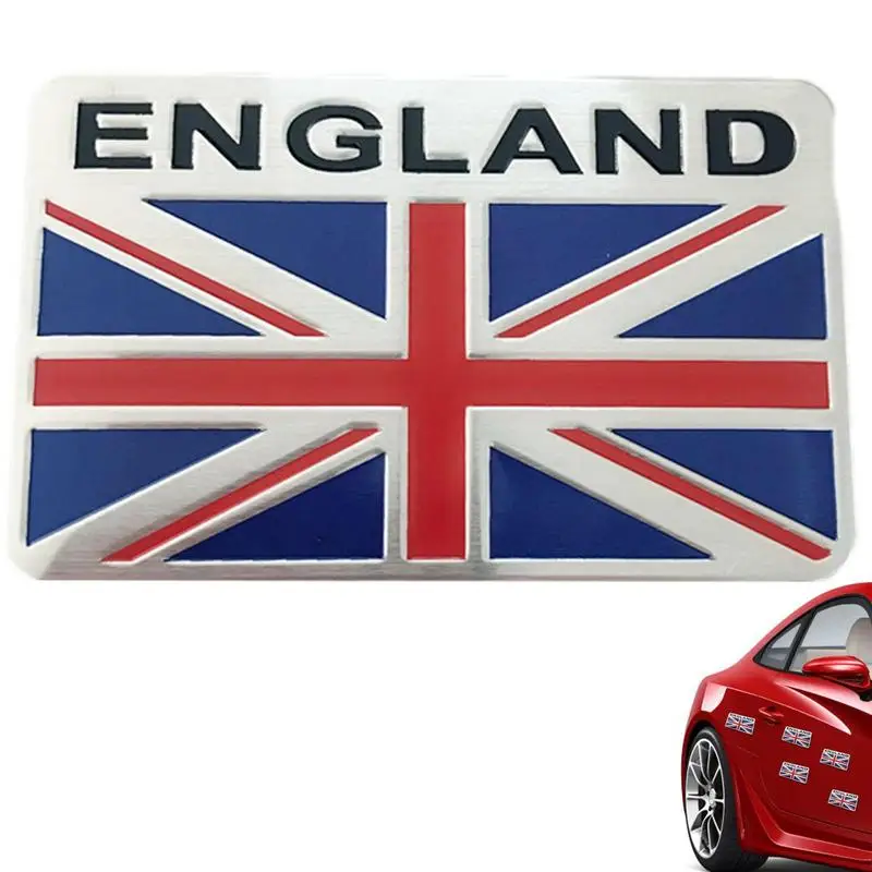 Наклейки с эмблемой Британского флага, эмблема из сплава флага Англии, эмблема Королевы, реквизит для мемориальной вечеринки, эмблема, наклейка