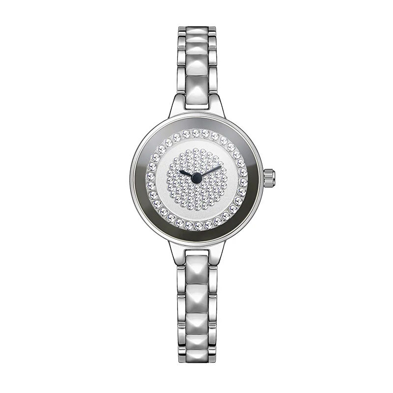 Новое поступление, Модные Роскошные Женские часы, кварцевые часы с бриллиантами, женские наручные часы Relogio Feminino Clock 2