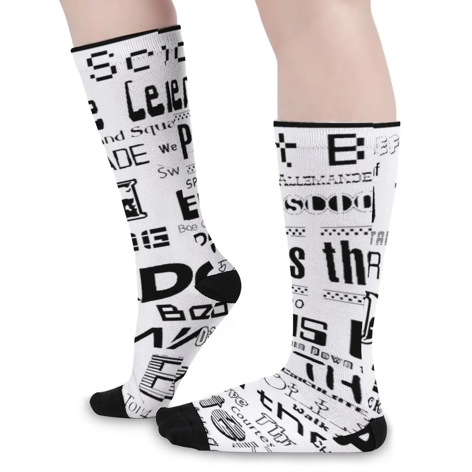 Носки из газет SQD, забавные носки, мужские носки, нескользящие футбольные чулки, летние 3