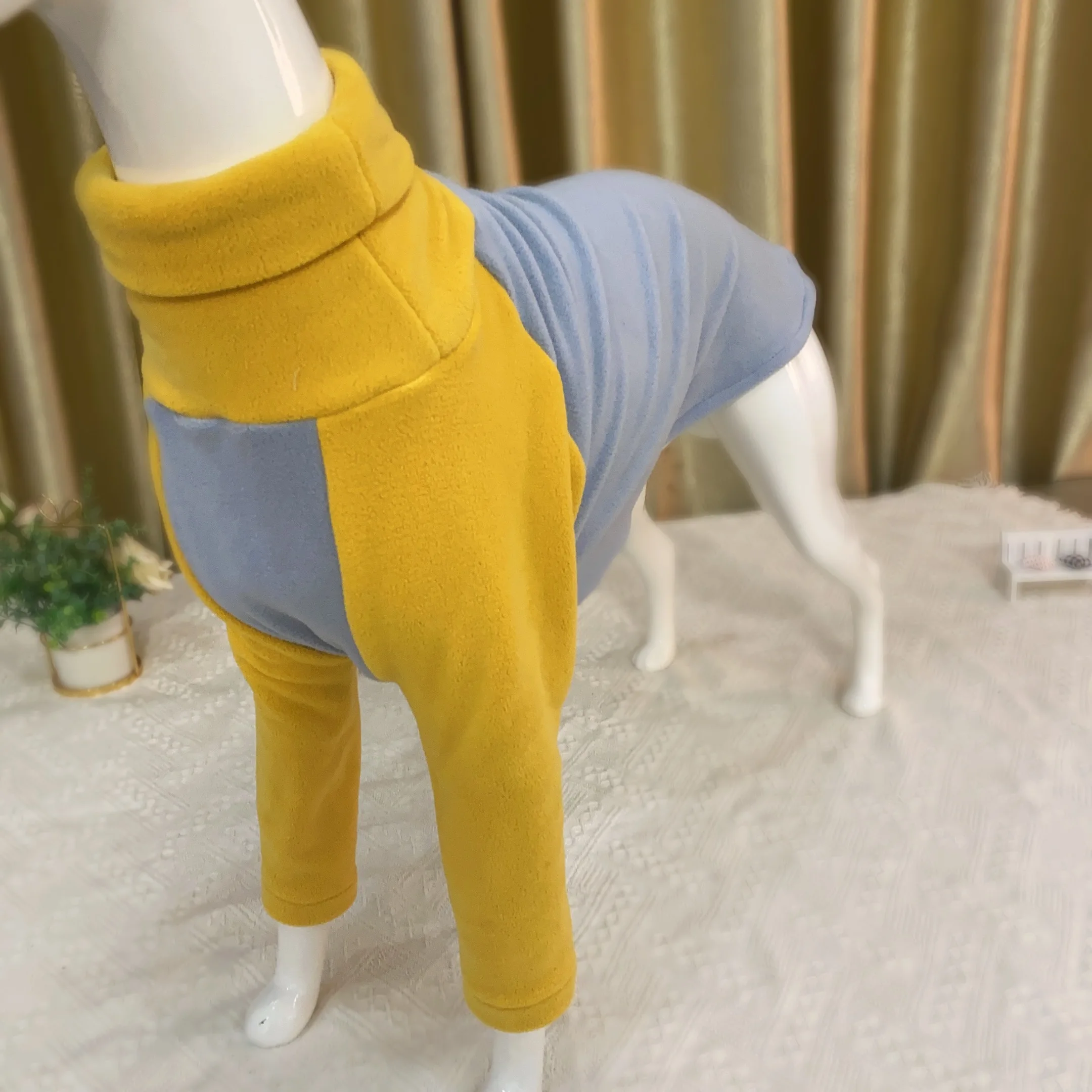 Осенне-зимняя Флисовая одежда для собак Bellington Whibit, Одежда для борзой Собаки, Аксессуары для собак, Теплая одежда для домашних животных Disfraz Perro 4