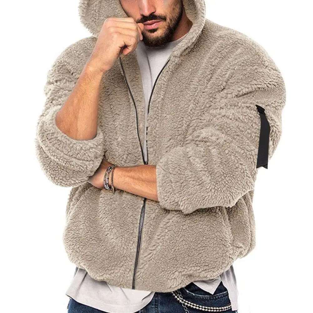 Осенью 2023 года Новые флисовые куртки большого размера, мужские пушистые пальто, одежда больших размеров
